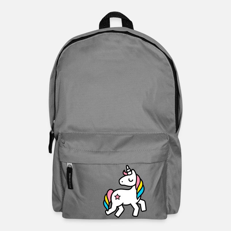 einhorn - Rucksack - Mittelgrau