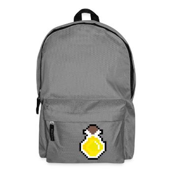 Potion jaune pixels - Sac à dos - gris éléphant - Devant