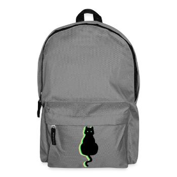 Neon Katze - Rucksack - Mittelgrau - Vorne