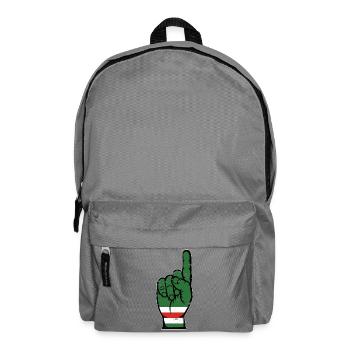 Tschetschenien Flagge Nummer 1 used - Rucksack - Mittelgrau - Vorne