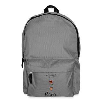 HAPPY RETREAT. RETIREMENT. RETIRED. RETIREMENT - Backpack - elephant grey - Front