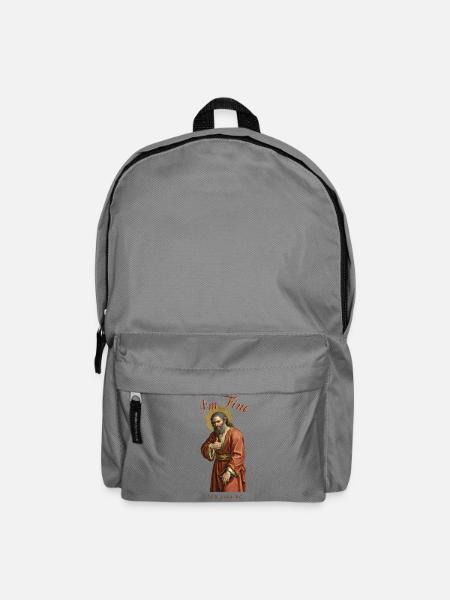 I'm Fine Job 2000 BC Lustiges Glaubensmeme - Rucksack - Mittelgrau