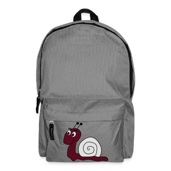 coole Schnecke - Rucksack - Mittelgrau - Vorne