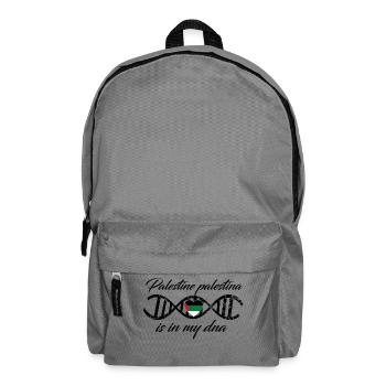 love my dns dna land country Palestine palestina - Backpack - elephant grey - Front