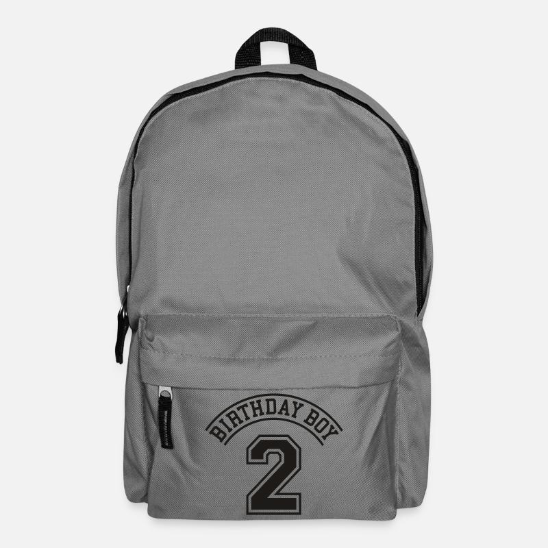 Birthday boy 2 jahre - Rucksack - Mittelgrau