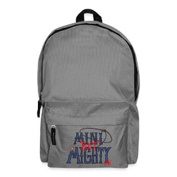 MINIBUTMIGHTY - Rucksack - Mittelgrau - Vorne