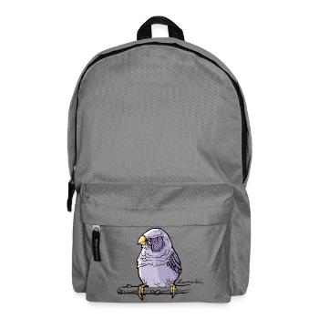 Der Spatz, Dein Freund - Rucksack - Mittelgrau - Vorne