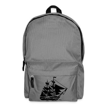 Schiff - Rucksack - Mittelgrau - Vorne