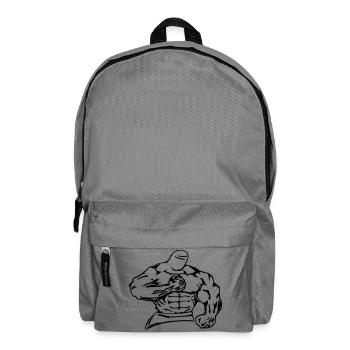bodybuilder / fighter - Sac à dos - gris éléphant - Devant