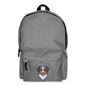 Australian Shepherd - Rucksack - Mittelgrau - Vorne