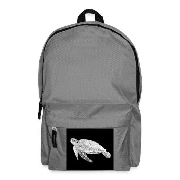 Schildkröte - Rucksack - Mittelgrau - Vorne