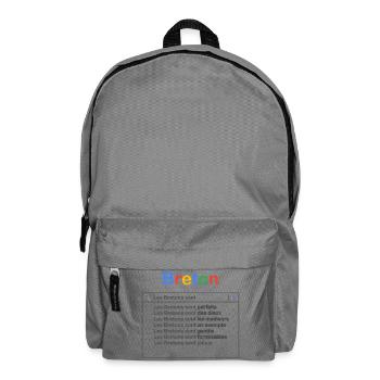 Breton recherche - Sac à dos - gris éléphant - Devant
