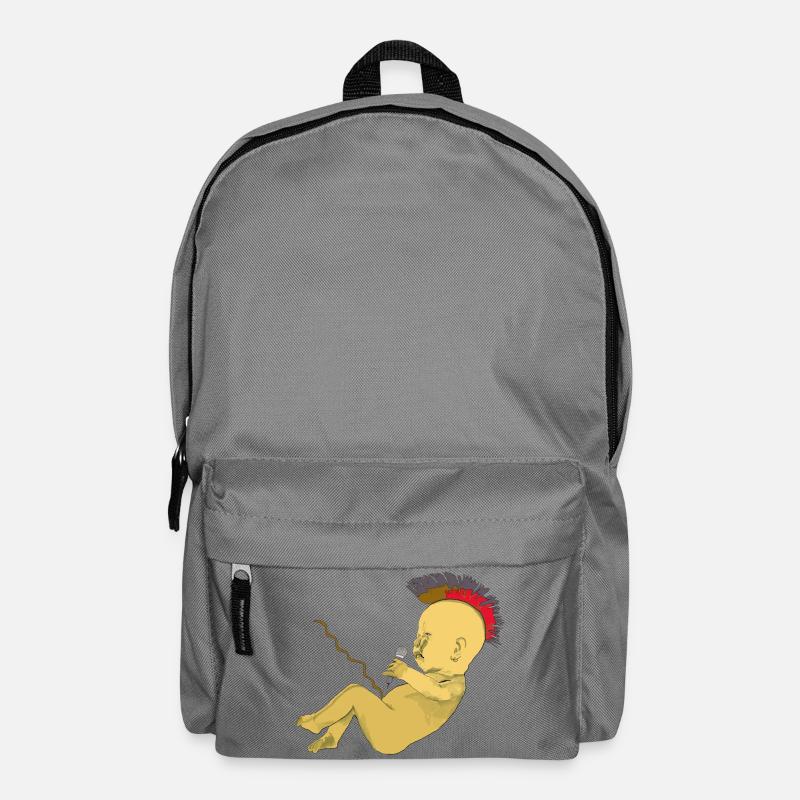 Punk - Rucksack - Mittelgrau