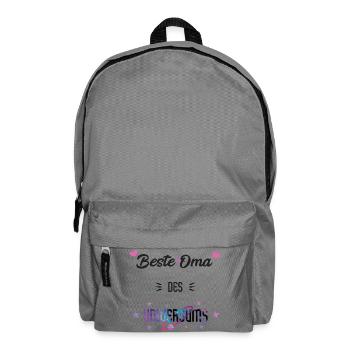 Oma des Universums - Rucksack - Mittelgrau - Vorne