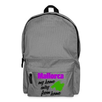 Mallorca – mein zweites Zuhause - Rucksack - Mittelgrau - Vorne