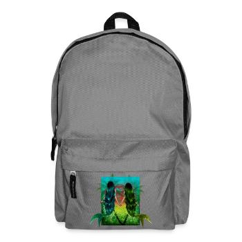 Sirènes au coucher du soleil - Sac à dos - gris éléphant - Devant