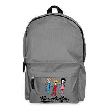 Lustiges Klassentreffen - Rucksack - Mittelgrau - Vorne