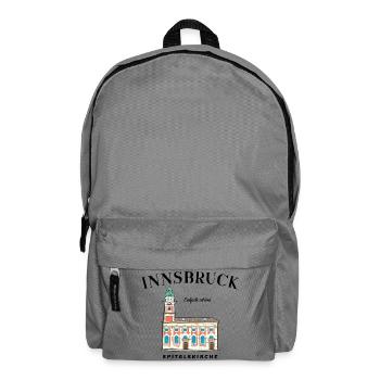 Innsbruck Austria, Simply Beautiful Drawing - Backpack - elephant grey - Front