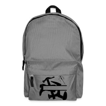 Shoemaker's tool boot - Backpack - elephant grey - Front