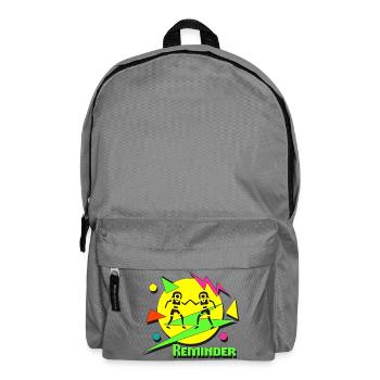 Reminder 80s - Rucksack - Mittelgrau - Vorne