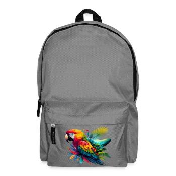 Papagei - Rucksack - Mittelgrau - Vorne