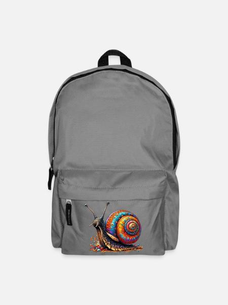 Schnecke - Rucksack - Mittelgrau