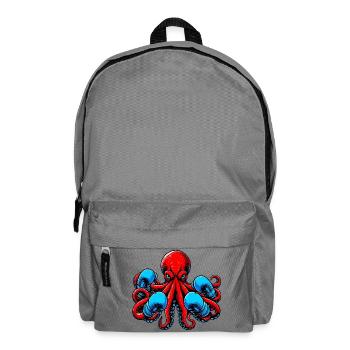 Octopus - Backpack - elephant grey - Front