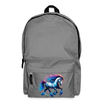 Pferd - Rucksack - Mittelgrau - Vorne