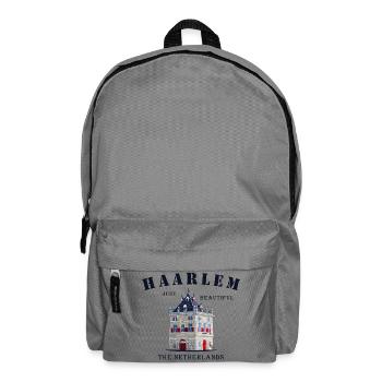 Haarlem Facade De Waag, Netherlands Hand Drawing - Backpack - elephant grey - Front