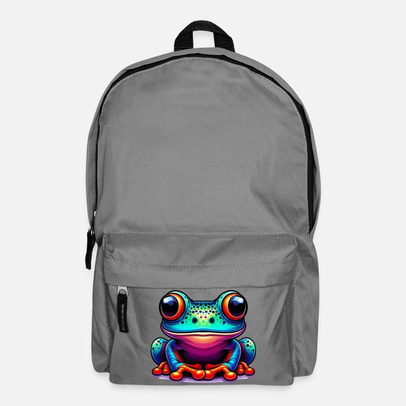 Frosch - Rucksack - Mittelgrau