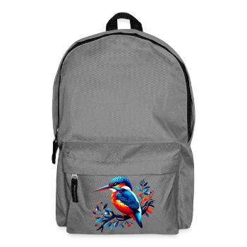 Kingfisher - Backpack - elephant grey - Front