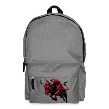 Stier - Rucksack - Mittelgrau - Vorne