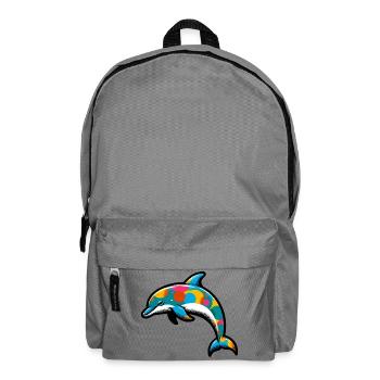 Delfin - Rucksack - Mittelgrau - Vorne