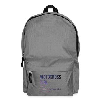 motocross - Sac à dos - gris éléphant - Devant
