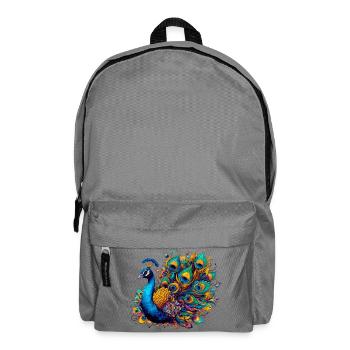 Peacock - Backpack - elephant grey - Front