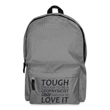 Geophysicist Crazy Geophysics - Rucksack - Mittelgrau - Vorne