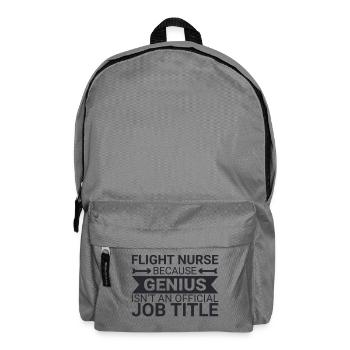 Flight Nurse Genius Luftrettung - Rucksack - Mittelgrau - Vorne