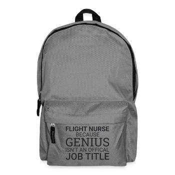 Flight Nurse Genius Luftrettung - Rucksack - Mittelgrau - Vorne