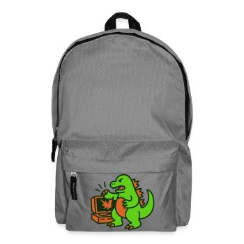 Dragon vs Computer - Rucksack - Mittelgrau - Vorne
