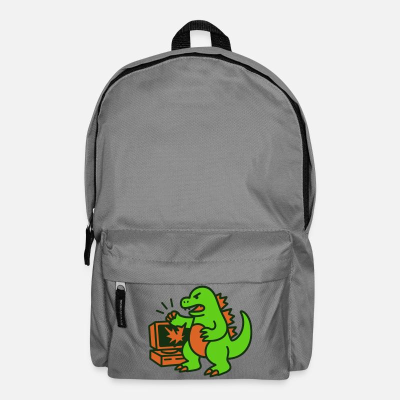 Dragon vs Computer - Rucksack - Mittelgrau