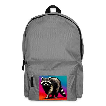 Raton laveur - Sac à dos - gris éléphant - Devant