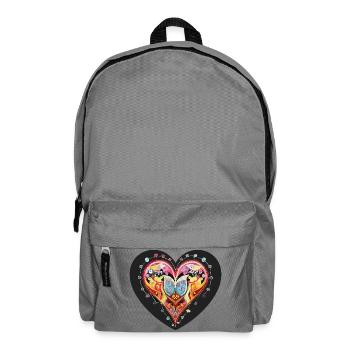 Herz_2 - Rucksack - Mittelgrau - Vorne