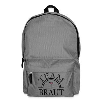 Team Bride - Coctail Glass - Backpack - elephant grey - Front