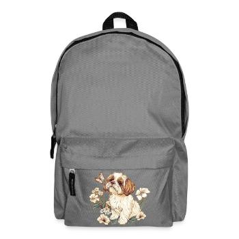 Shih Tzu - Rucksack - Mittelgrau - Vorne