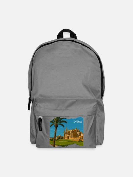 Mallorca Palma Kathedrale - Rucksack - Mittelgrau