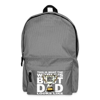 Bester Vater der World Trophy - Rucksack - Mittelgrau - Vorne