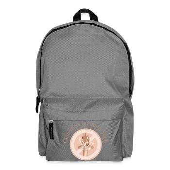 Glutenfrei ist mein Yoga - Rucksack - Mittelgrau - Vorne