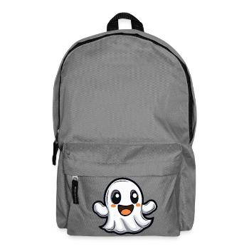 Geist Halloween Niedlich Comic - Rucksack - Mittelgrau - Vorne