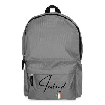 Elegantes Design Irland, ich liebe Irland - Rucksack - Mittelgrau - Vorne