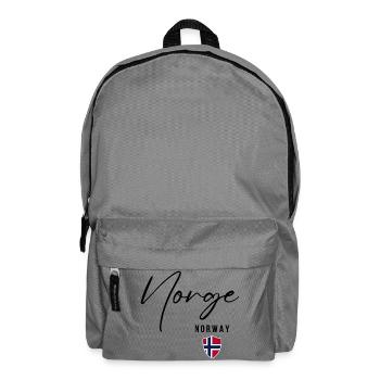 Design élégant Norvège, j’adore la Norvège - Sac à dos - gris éléphant - Devant